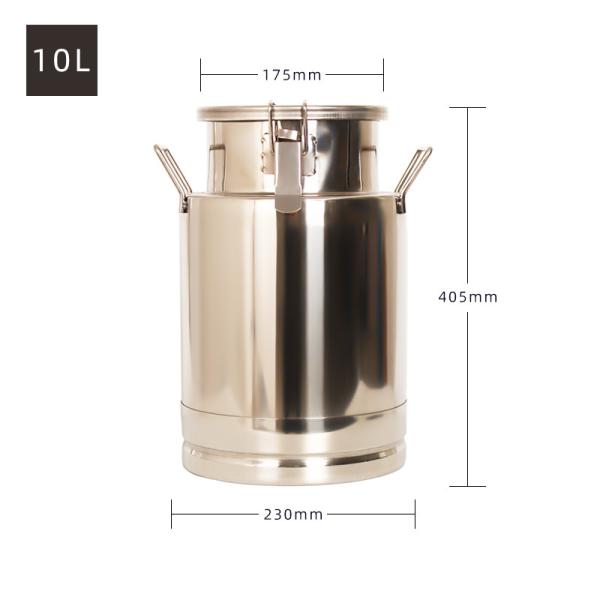 Buy Stainless Steel 304 Transport 25L Milk Storage Can at wholesale prices