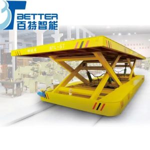 Hydraulic Lifting Rail Transfer Cart