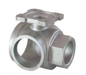China Hydraulic Part Stainless Steel Casting Valve Part Pipe Fitting Joints Coupling Acid Washing on sale