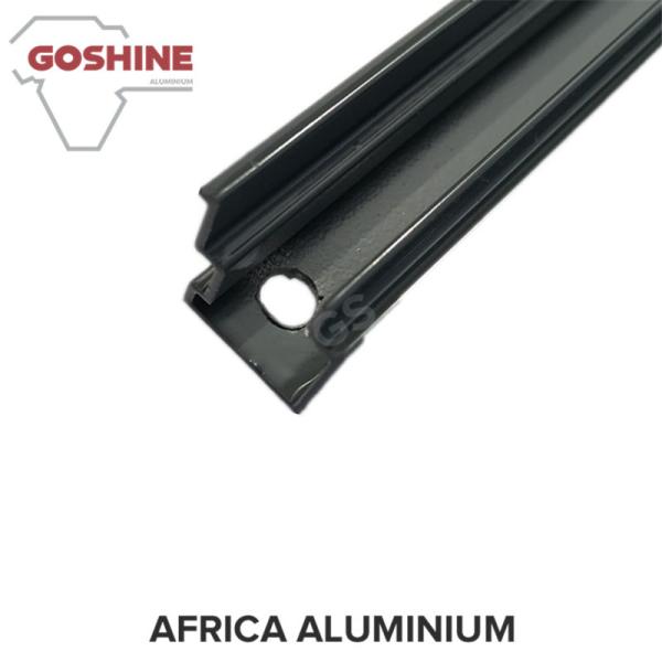 Buy Black powder coated aluminium extrusion profile for aluminium handrail at wholesale prices