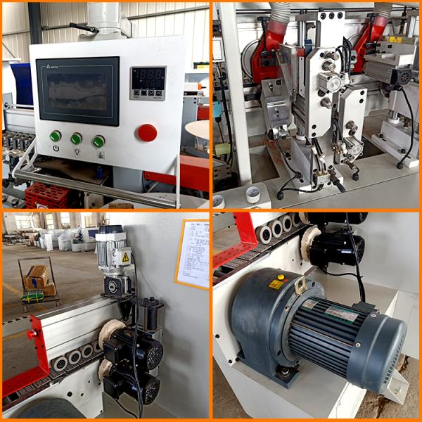 16.5KW Power Building Material Shops Wood Furniture Machine Straight Automatic Edge Bander
