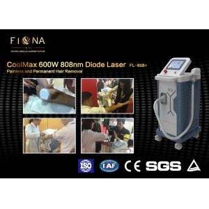 600W Professional Diode Laser Hair Removal Machine 808nm Wavelength 60Hz