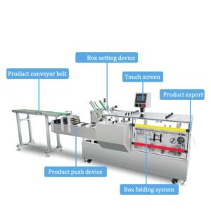 2.2KW Automatic Cartoning Machine For 20 - 100mm Packaging
