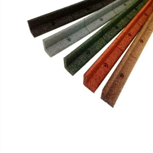 Quality Eco-Friendly Rubber Landscape Edging with Pinhole Interlocking Design and 60-70 ShoreA Hardness for sale