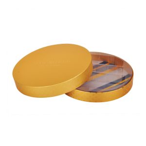 Cosmetic Cardboard Round Packaging Box Hot Stamping For Shampoo