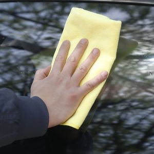 Rectangular Chemical Resistant Microfiber Window Cleaning Cloths Durable And