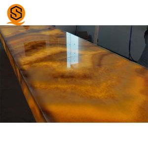 Artificial Stone Solid Surface Bar Counter Led Nightclub Bar Counter