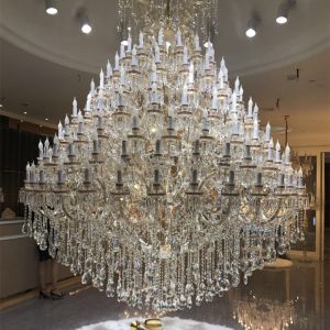 Extra large crystal chandeliers for Hotel Project Lighting (WH-CY-142)
