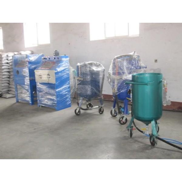 Fixed High Pressure Sand Blasting Machine , Metal Surface Blast Cleaning Equipment