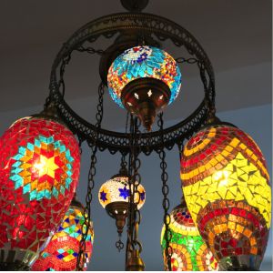 Mediterranean retro Cafe lighting living room restaurant hotel Bohemian