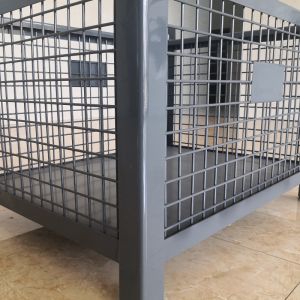 Warehouse Foldable Steel Q235 6.0mm Wire Mesh Container