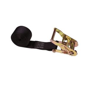 China 50mm Black 5 Ton 2 Inch Ratchet Tie Down Straps on sale