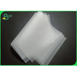 Lightweight White Semi - Transparent Tracing Paper Roll 50gsm - 90gsm