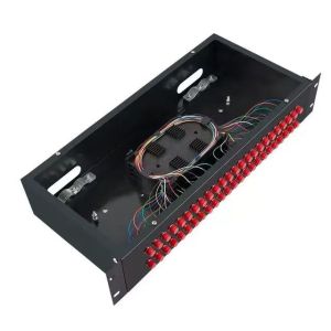Fixed ODF Fiber Optic Distribution Panel 2U Rack Mounted Patch Panel