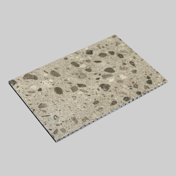 Buy Anti Scratch Dark Terrazzo Aluminum Honeycomb Board 3MM Exterior Wall Cladding 1.22 X 2.44m at wholesale prices