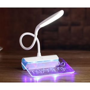 Wholesale Adjustable USB Mini Rechargeable Message Board Table Lamp