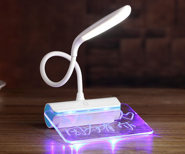 Buy Wholesale Adjustable USB Mini Rechargeable Message Board Table Lamp at wholesale prices