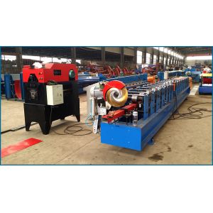 Automatic Downpipe Roll Forming Machine With 8 - 20 M / Min Production Capacity