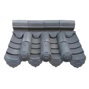 China Natural Grey Chinese Clay Roof Tiles Traditional Design on sale