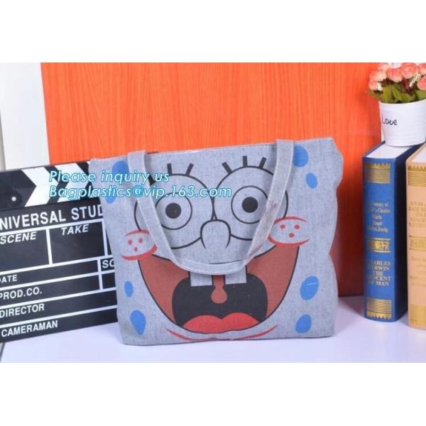 Buy canvas bag custom printed cotton tote bag guangzhou factory in stock,print your own design tote bag cotton canvas custom at wholesale prices