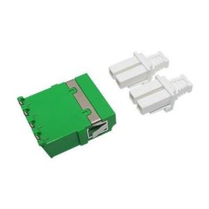 Green LC Fiber Optic Adapter Singlemode With Good Wearability