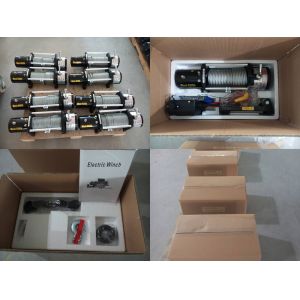 Most popular powerful 12V 8000 lbs electric winch for off road for Jeep Wrangler