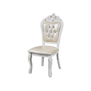 China Solid Wood european style dining chairs on sale