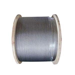 1x7 316 Stainless Wire Rope Construction AISI316 Stainless Steel Cable 16mm