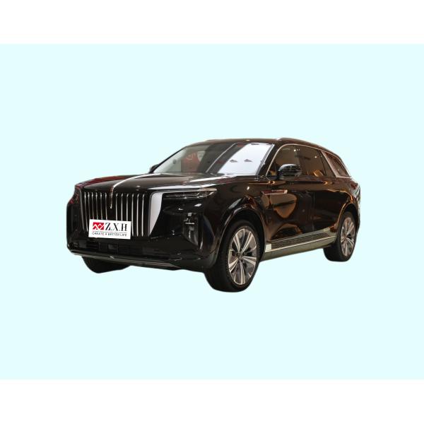 The Chinese-made Hongqi E-HS9, a five-door, six-seat new-energy large SUV, has a range of 460 kilometers