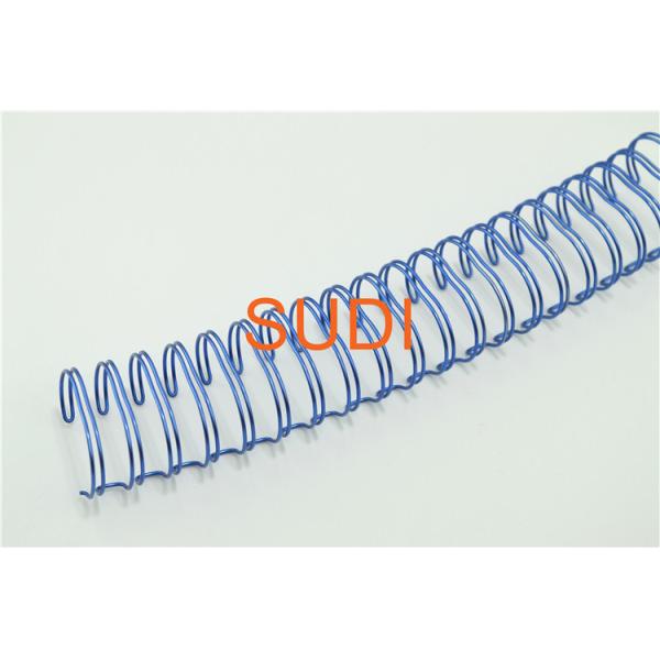 2:1 Pitch Inner Diameter 16MM-44MM Blue Spiral Coil Binding Supplies