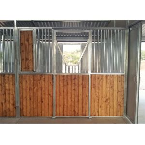 Portable Fully Hot Dipped Galvanized Steel Horse Stables 3.6m 3.8m 4.0m