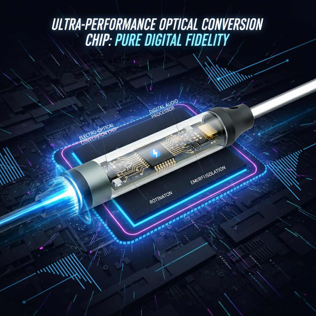 TOSLINK Optical to 3.5mm AUX Audio Cable Unidirectional Digital to Analog