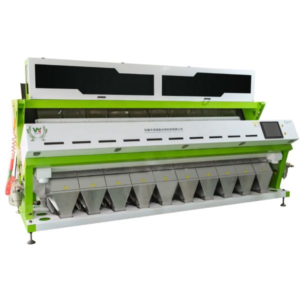 WENYAO Advanced Rice Processing Color Sorter Machine Engine ISO9001/CE Certified 10 Chutes Low Noise 10000kg/h Capacity