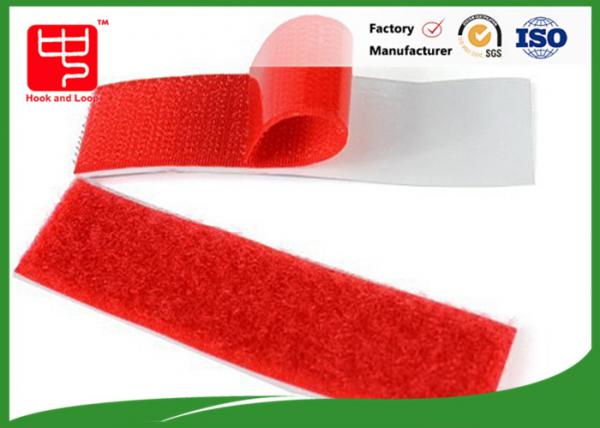 Buy Red Nylon Sticky Back 10mm - 150mm Hook And Loop Tape at wholesale prices