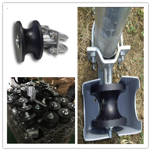 5327g Nylon Cantilever Gate Rollers With Bracket Chain Link Fence Gate Wheels