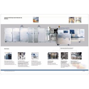 Baking Plates 320mmX240mm Wafer Roll Production Line