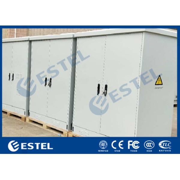 Weatherproof Dual Compartment Air Conditioner Cooling Outdoor Enclosure , With