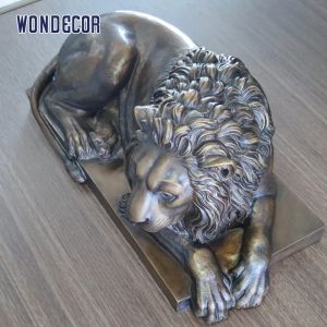 Large Outdoor Bronze Statues Sculpture WONDERS Brass Lion Statue