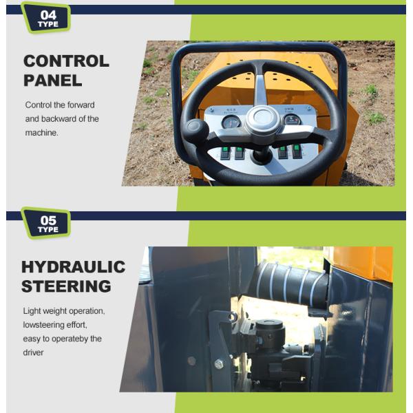 2 Ton Road Roller Diesel Power Hydraulic Vibratory Road Roller Double Drum Vibratory Roller for Sale