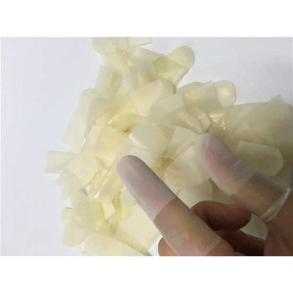 Cut Type Anti Slip Latex Finger Covers Stall Chlorinated Powder Free Size XS S M