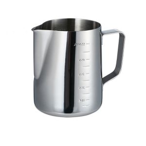 Simple Stainless Steel Milk Frothing Jug Garland Cup With Measurement