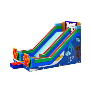 Children Fun Park Inflatable Cat Theme Slide For Rentals