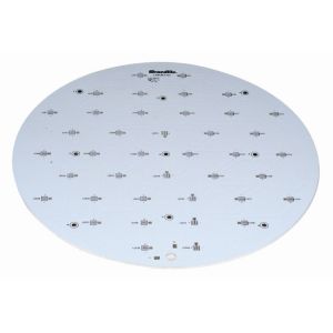 1 Layer Aluminum Based PCB Board White Solder Aluminium Printed Circuit Board