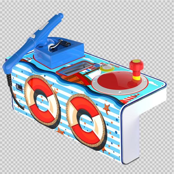 1 ~ 4 People Kids Arcade Machine With Coin Pusher Fish Game Table Gambling