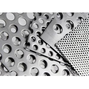 Decorative Iron 4.0mm Thin Perforated Metal Sheet Plate Punched For Speaker 1.22