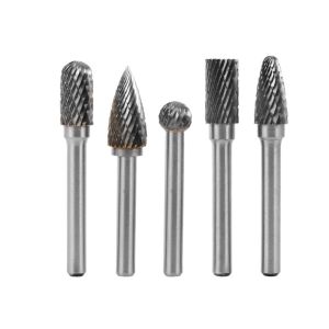 Durable Tungsten Carbide Rotary Burrs Used In Machanical Parts Shaping Grinding