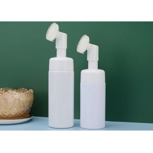 120ml 150ml Facial wash Foam Bottle With Silicone Brush