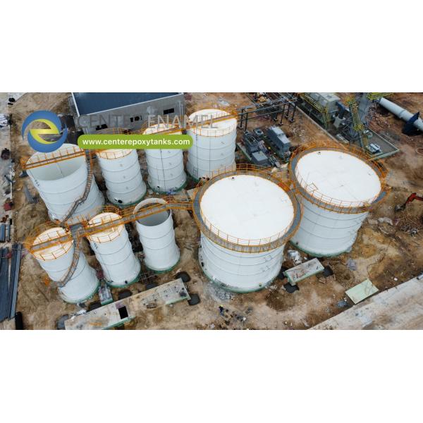 Buy Epoxy Coated Steel Bolted Tanks for Effluent Holding: Stores Treated Wastewater Temporarily at wholesale prices