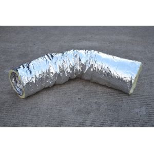 Foil Faced Glass Wool Insulation Blanket 25mm Thickness For Flexible Air Duct