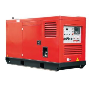 3 Phase 400A Silent Diesel Welding Generator LCD Control Panel DC12V Electric